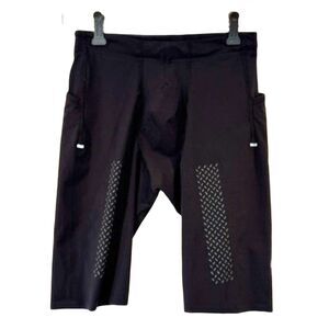 Lululemon Men's  Vital Drive Training Half Tight 10" Shorts Black Medium